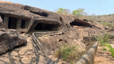 Kanheri Caves Stock Footage 172211515