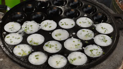 Kanom Krok Stock Footage 37426164