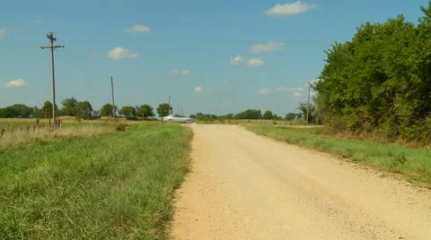 Kansas back road Stock Footage 54727554