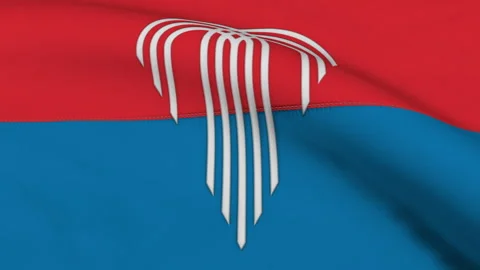 Kansas City Flag Loop Background Stock Footage 251797778