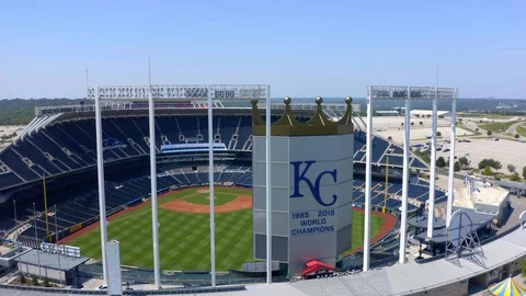 Kauffman Stadium Kansas City Royals Black & White Stadium -  Sweden