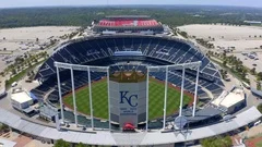 Establishing Shot of Arrowhead Stadium, , Stock Video