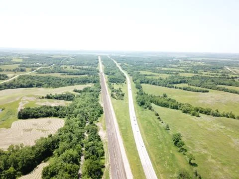 Kansas Flatness Stock Photos