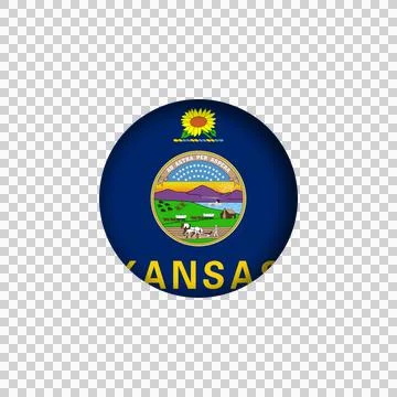 Kansas icon Stock Illustration