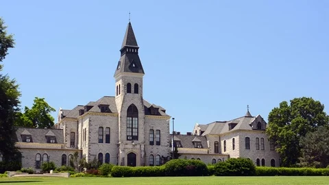 Kansas State University Administration Building Stock Footage 111849082