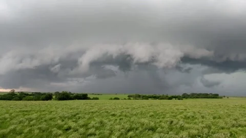 Kansas Thunderstorm Clouds Video stock 274161753