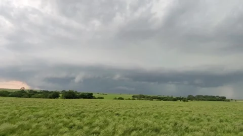 Kansas Thunderstorm Clouds Stock Footage 278242581
