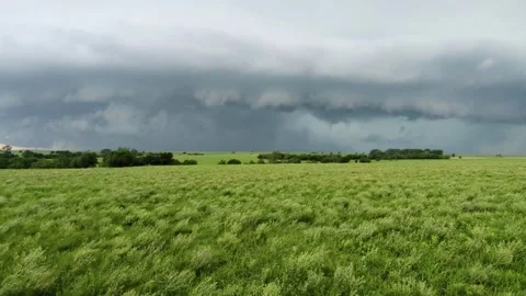 Kansas Thunderstorm Clouds Stock Footage 278376532
