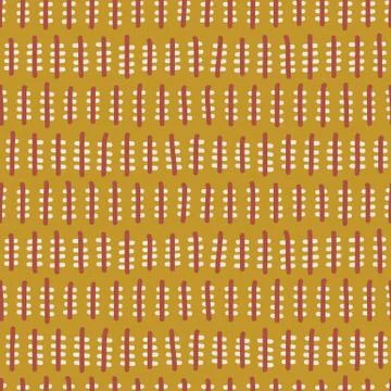 Kantha Embroidery Stitches Vector Texture. Decorative Indian Needlework Seamless Illustrazione stock
