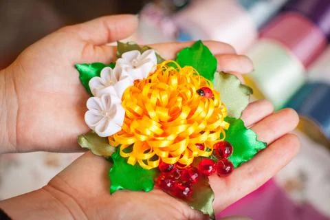 Kanzashi Foto stock