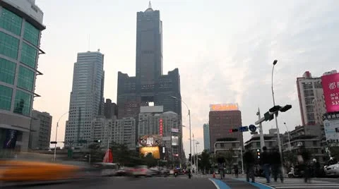 Kaohsiung, Taiwan Stock Footage 10734326