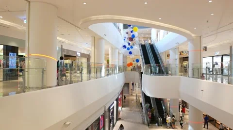 KAOHSIUNG Taiwan has many large department stores, Stock Footage