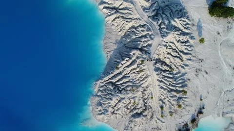 Kaolin blue take #04 Stock Photos