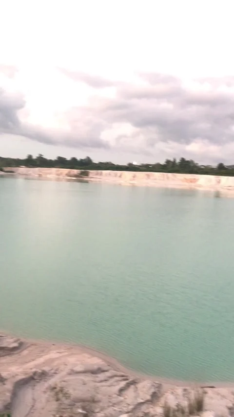 Kaolin Lake Stock Footage 225896515