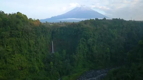 Kapas Biru Panoramic View Stock Footage 317005815