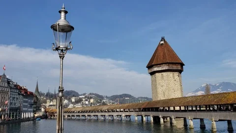 Kapellbrücke Lamp Post Vidéo 122258364