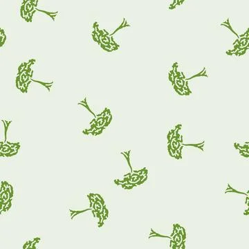 Kapok tree jungle amazon glyph seamless pattern Stock Illustration