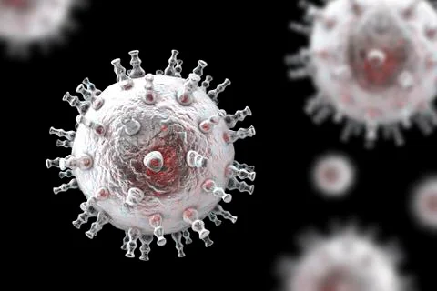 Kaposi's sarcoma virus Illustrazione stock