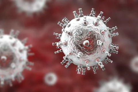 Kaposi's sarcoma virus Illustrazione stock