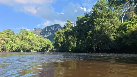 Kapuas River Stock Footage 309849147