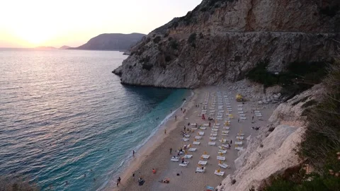 Kaputas beach in Antalya Stock Footage 303616472