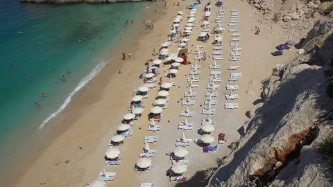 Kaputas Beach Turkey Stock Footage 77757003