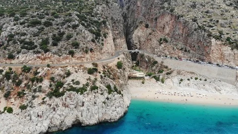 Kaputas beach in Turkey Stock Footage 111557005