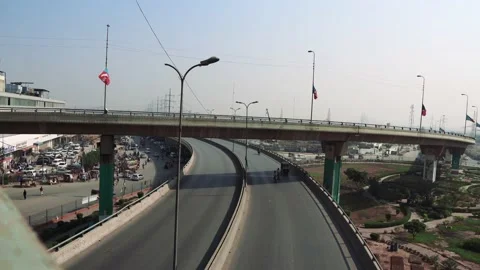 KARACHI BRIDGE 4K Stock Footage 147193403