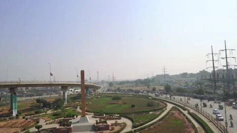Karachi KPT ENTERCHANGE VIDEO 4K Stock Footage 147194633