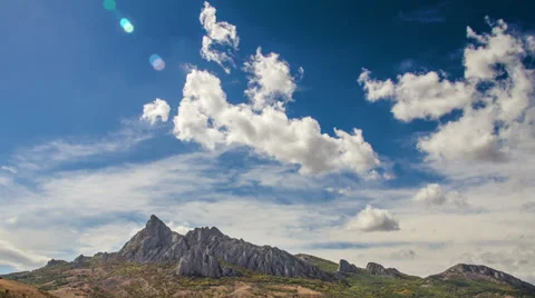 Karadag mountain time lapse Stock Footage 32273443