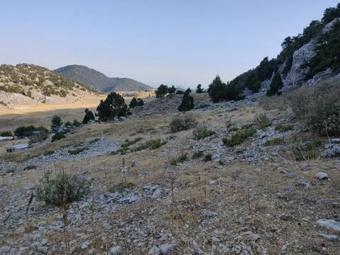 Karagol Plateau- Plains Foto stock