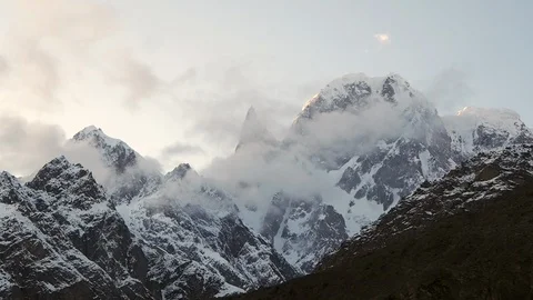 Karakoram Mountains View Stock Footage 115572625