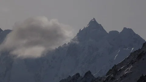 Karakoram Mountains View Stock Footage 115573764