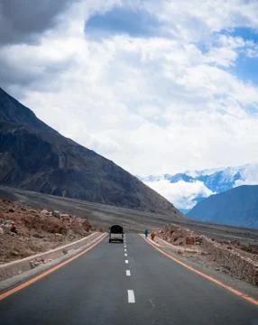 Karakorum highway Stock Photos