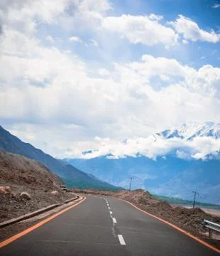 Karakorum highway Stock Photos