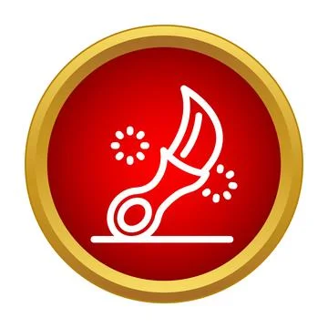 Karambit knife weapon tactical combat icon illustration Stock Illustration