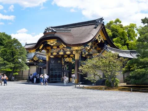 Karamon Gate, Nijo 写真素材