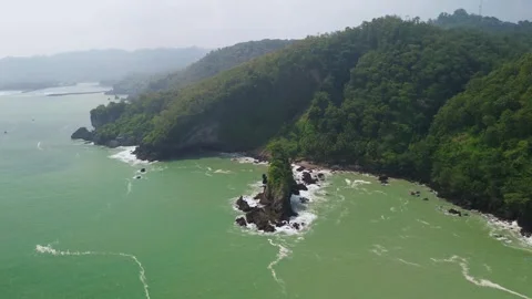 Karang Agung Beach Central Java Stock Footage 327341856