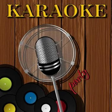 Karaoke card Stock Illustration