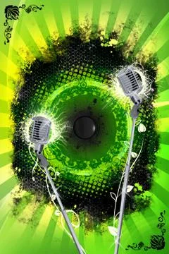 Karaoke Design イラスト素材
