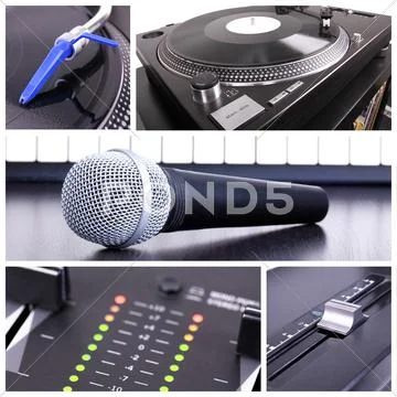 Karaoke equipment Stock Photos