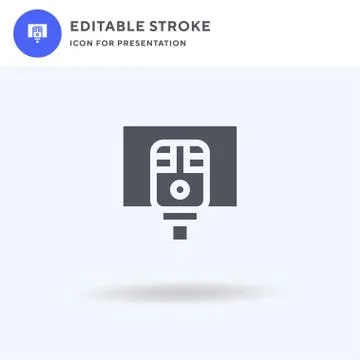Karaoke icon vector, filled flat sign, solid pictogram isolated on white, logo イラスト素材