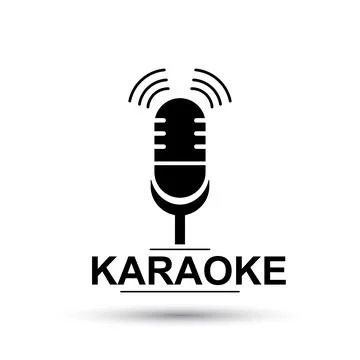 Karaoke icon. Vector illustration Illustrazione stock