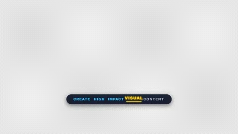 Karaoke-Style Word-Highlight Caption Bar with a bouncing active word 4K Alpha Vídeos de archivo 346126432