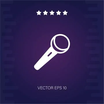 Karaoke vector icon Stock Illustration
