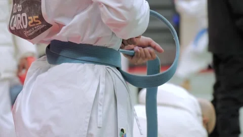 Karaté Belt Stock Footage 302978649