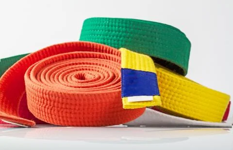 Karate belts Stock Photos