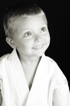 Karate Boy Stock Photos