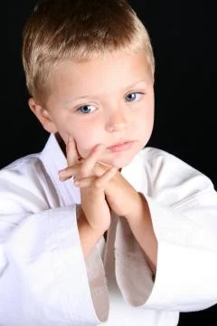 Karate Boy Stock Photos