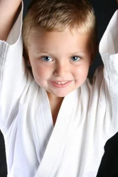Karate Boy Stock Photos